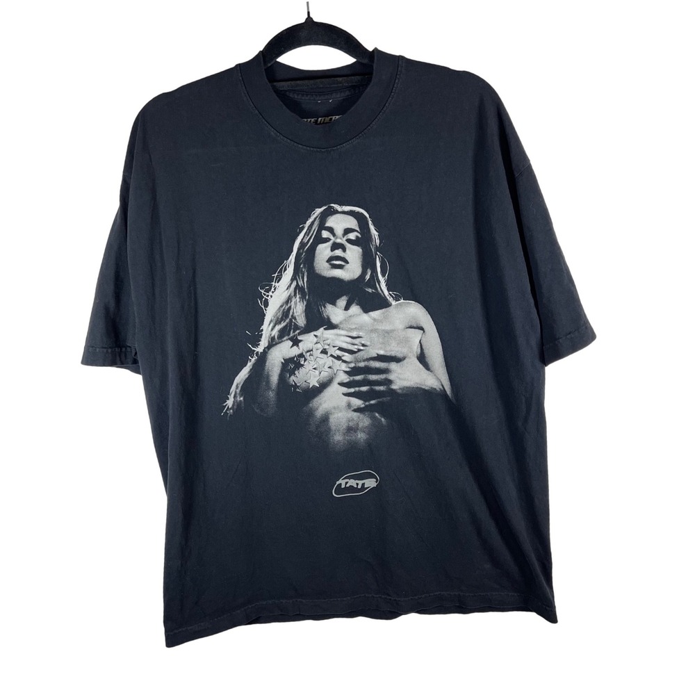 Tate McRae Miss Possessive World Tour 2025 Graphic T-Shirt Black XL USA Made